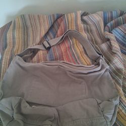 Gray Messanger Bag Unisex 