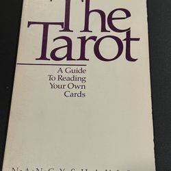 The Tarot A Guide to Reading Your Own Cards by Nancy Shavick. No writing or inscriptions in book! Nice condition. 140 pages.