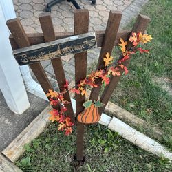 Fall Themed Sweet Autumn Sign with Pumpkin