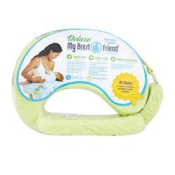 New: My Brest Friend Deluxe Nursing Pillow - Green Thumbnail
