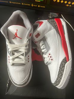 Jordan 3 Fire Red Size 5.5y