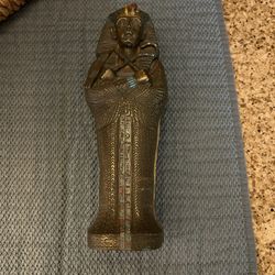 Veronese Egyptian Sarcophagus Box With Mummy