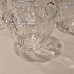 Vintage Hazel Atlas Colonial Swirl Pattern Punch Cups 5