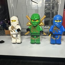 Lego Ninjago Lloyd Dx, Jay Dx , Zane Dx bundle