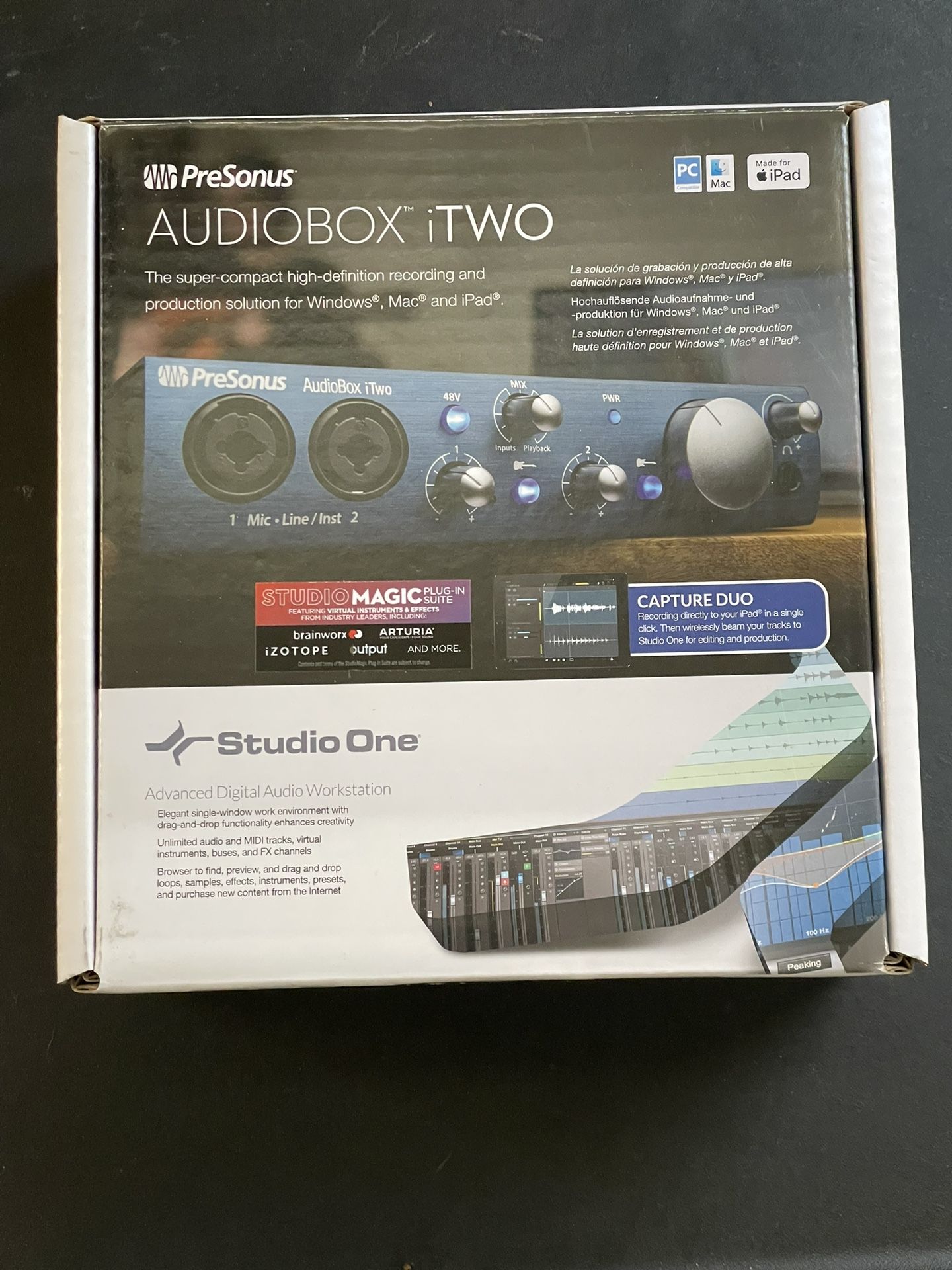Audio box Itwo Interface