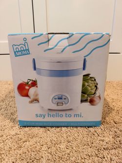 Aroma mi 3-Cup Mini Rice Cooker Multicooker Brand New