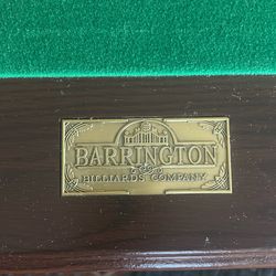 Barrington Pool Table