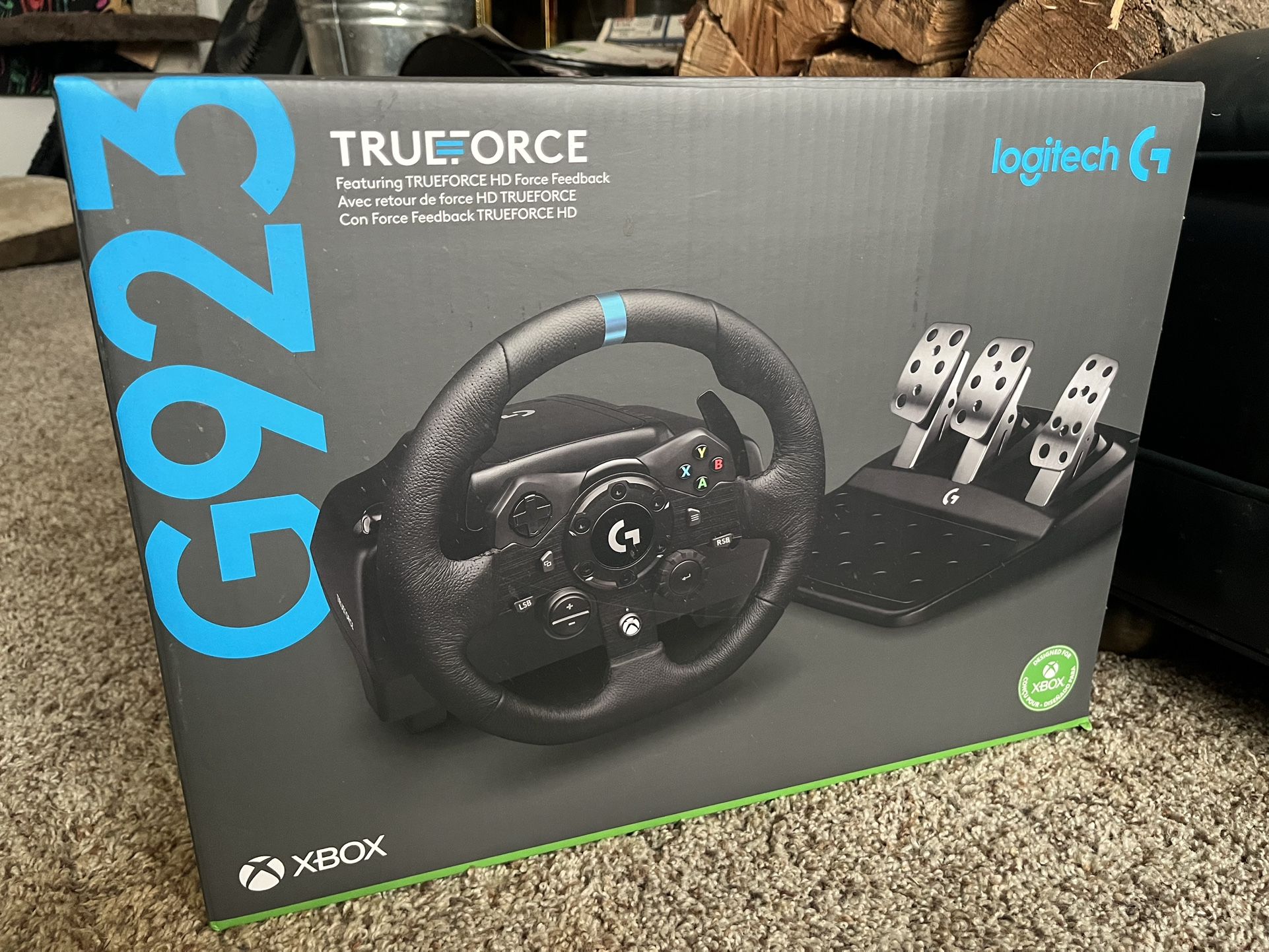 Race wheel and pedals