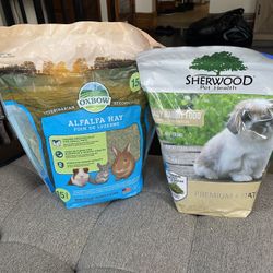Bunny Food And Hay 