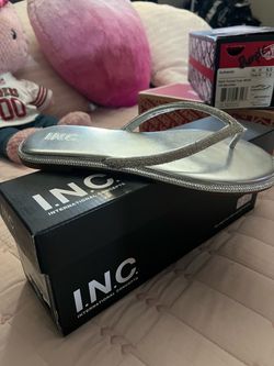 Silver bling sandals