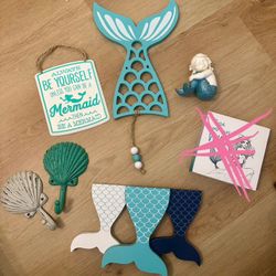 Mermaid Room Wall Decor - Great For Kids Room in
