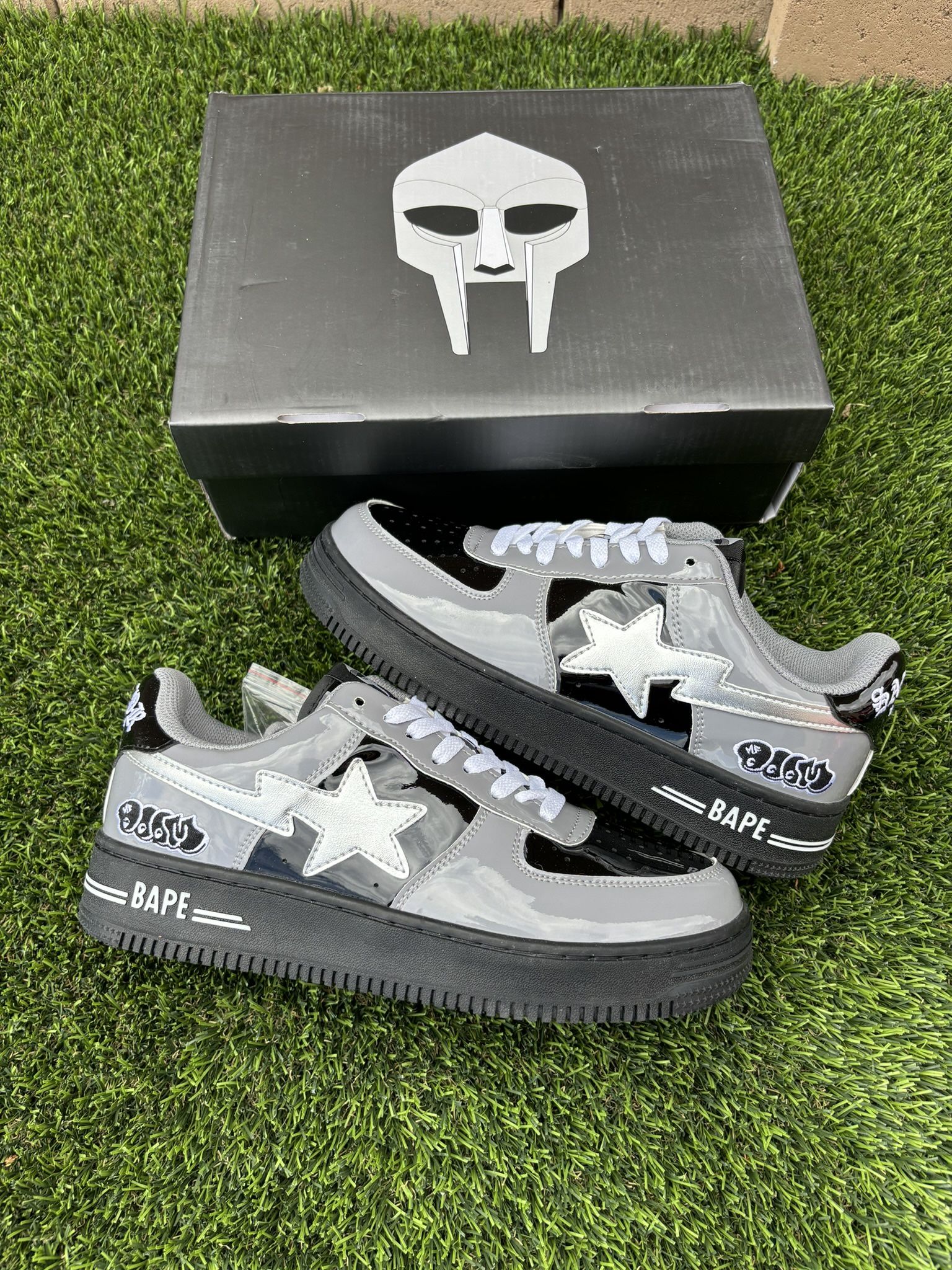 Bapesta X MF Doom - Size 8.5 Men’s
