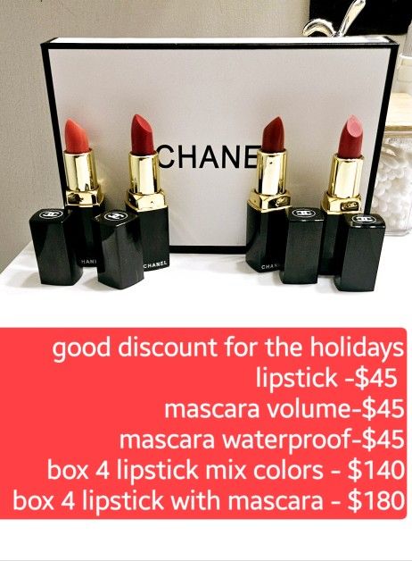 Chanel Lipstick & Mascara