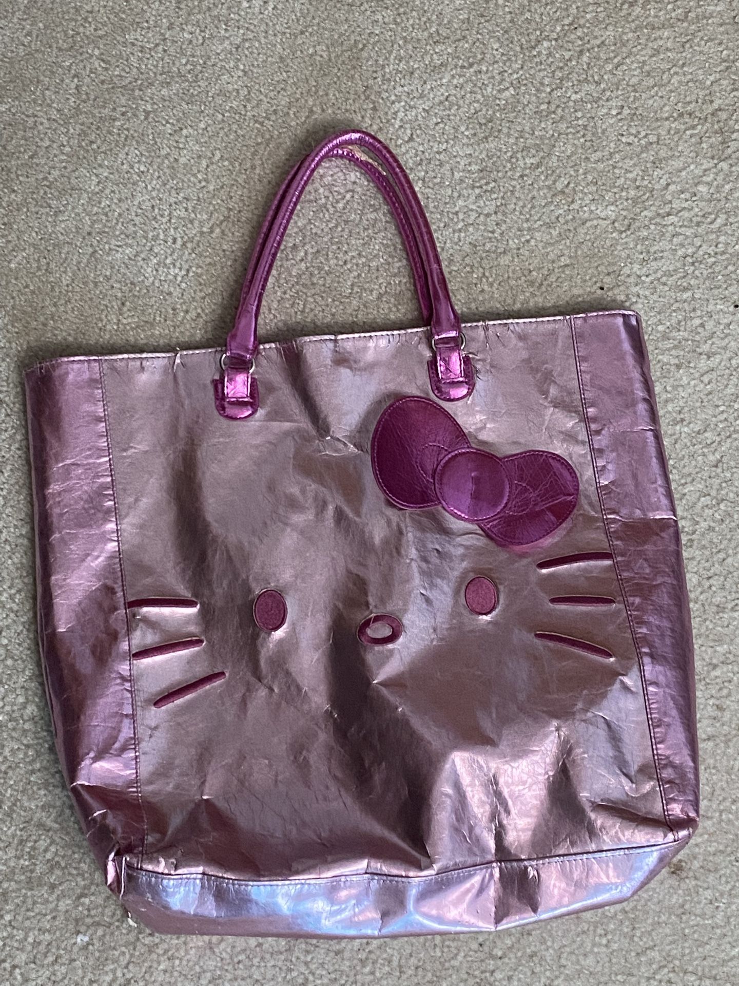 Hello Kitty Leather Tote Bag