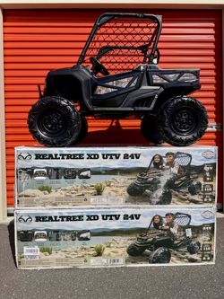 New! UTV Power Wheels Ride On With Remote