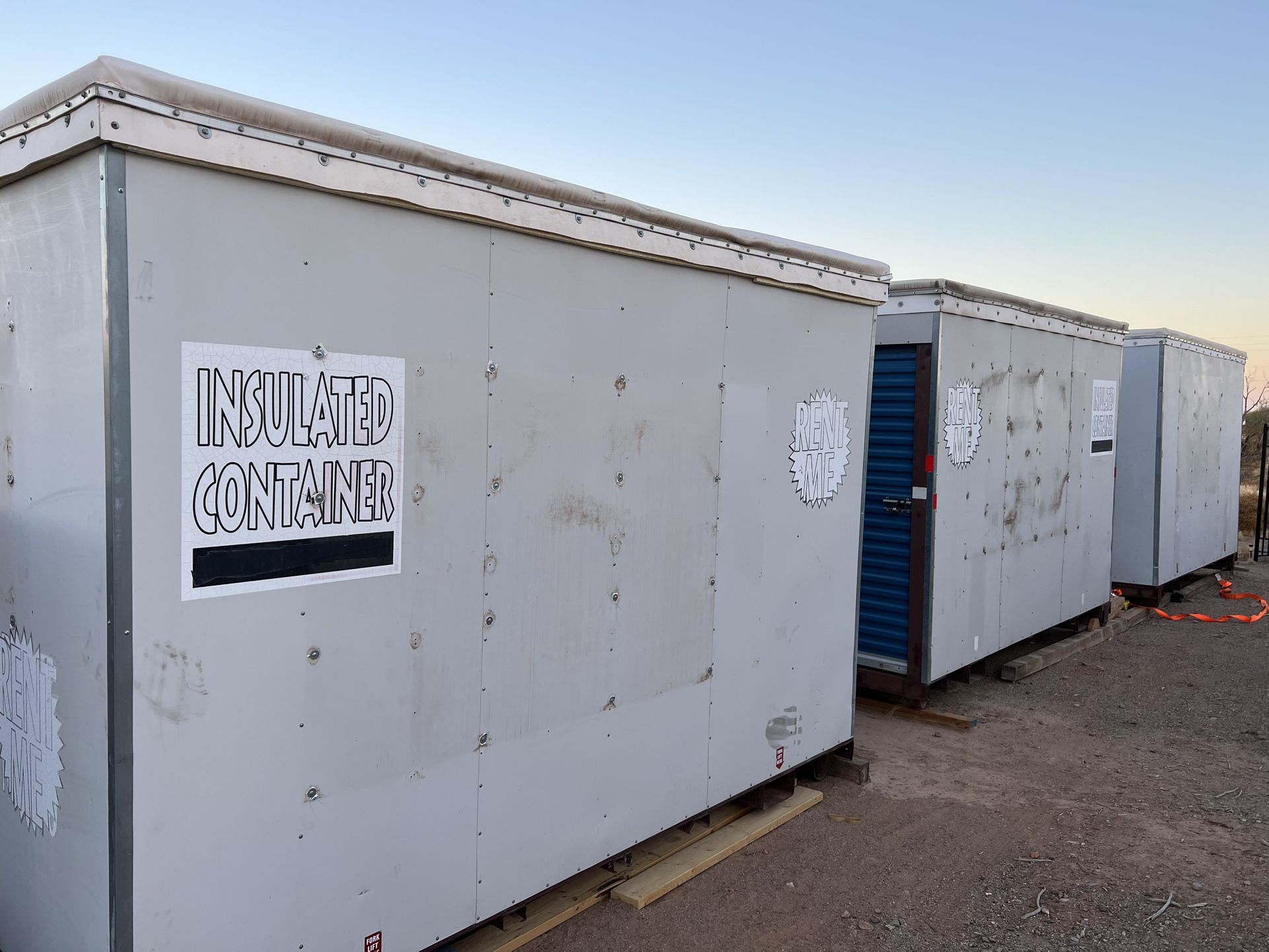 Insulated Mobile Containers Storage