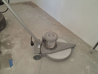 Floor scrubber  and polisher