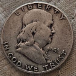 1951 Franklin Half Dollar