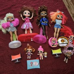 Lol Dolls W Accesorios Everything For $30
