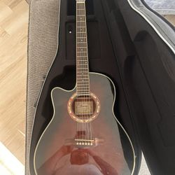 Ibanez Left Handed Acoustic Guitar