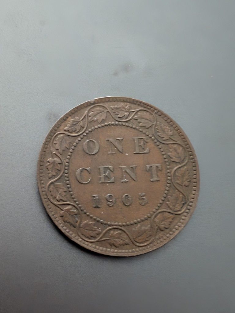 Almost Uncircumcised 1905 Canada Large Cent