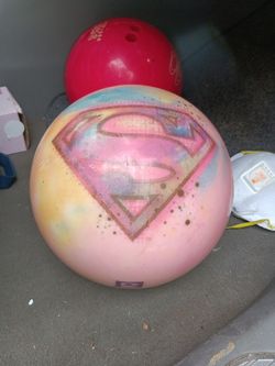Supergirl bowling ball