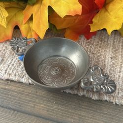 Zinn Gegossen Pewter Mini Bowl 