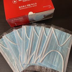 Blue Kids 3ply Face Mask All Individual Pack