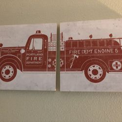 Firetruck Decor