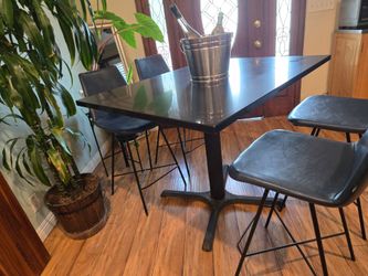 5-Piece Premium Pub Table Set – Heavy Duty Commercial Grade (2 Sets Available!)