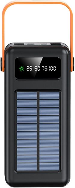 Solar Emergency Charging Bank – Multi-Function Camping Light with USB Fast Charge & Portable Design