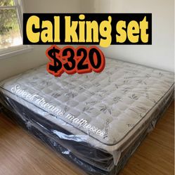 Cal King Size Pillow Top Mattress Set ‼️‼️