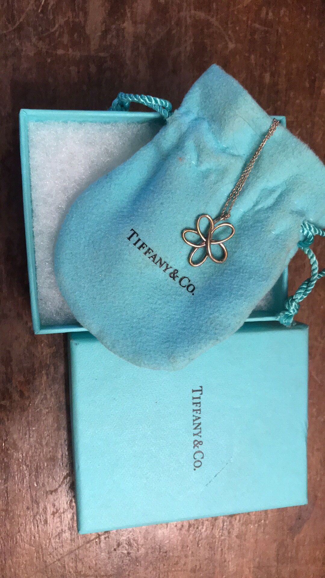 Tiffany & Co. Sterling Silver Flower necklace