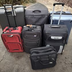Rolling Luggage Lot – 8 Pieces (Carry-On & Checked) Mixed Brands