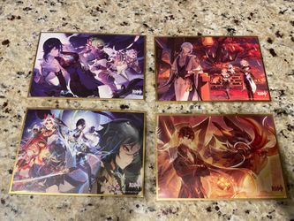 Genshin Impact Kamisato Ayato Shikishi Art Board Collectible