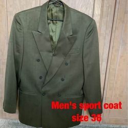 Men's  sport  coat  (size 36)  -  $25