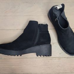 Black Suede Boots
