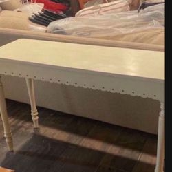 Cost Plus Scalloped Edge Console