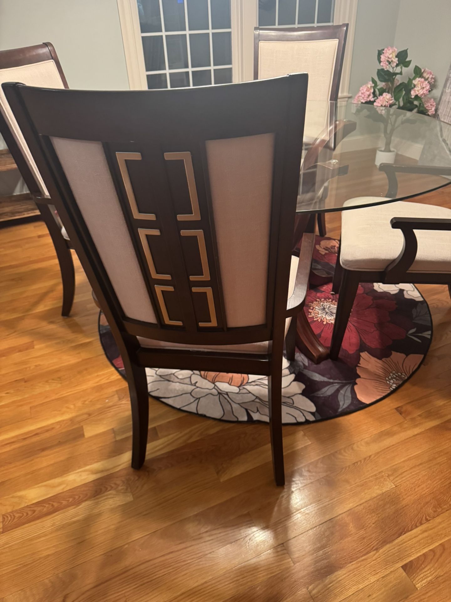 Glass Table With Chairs