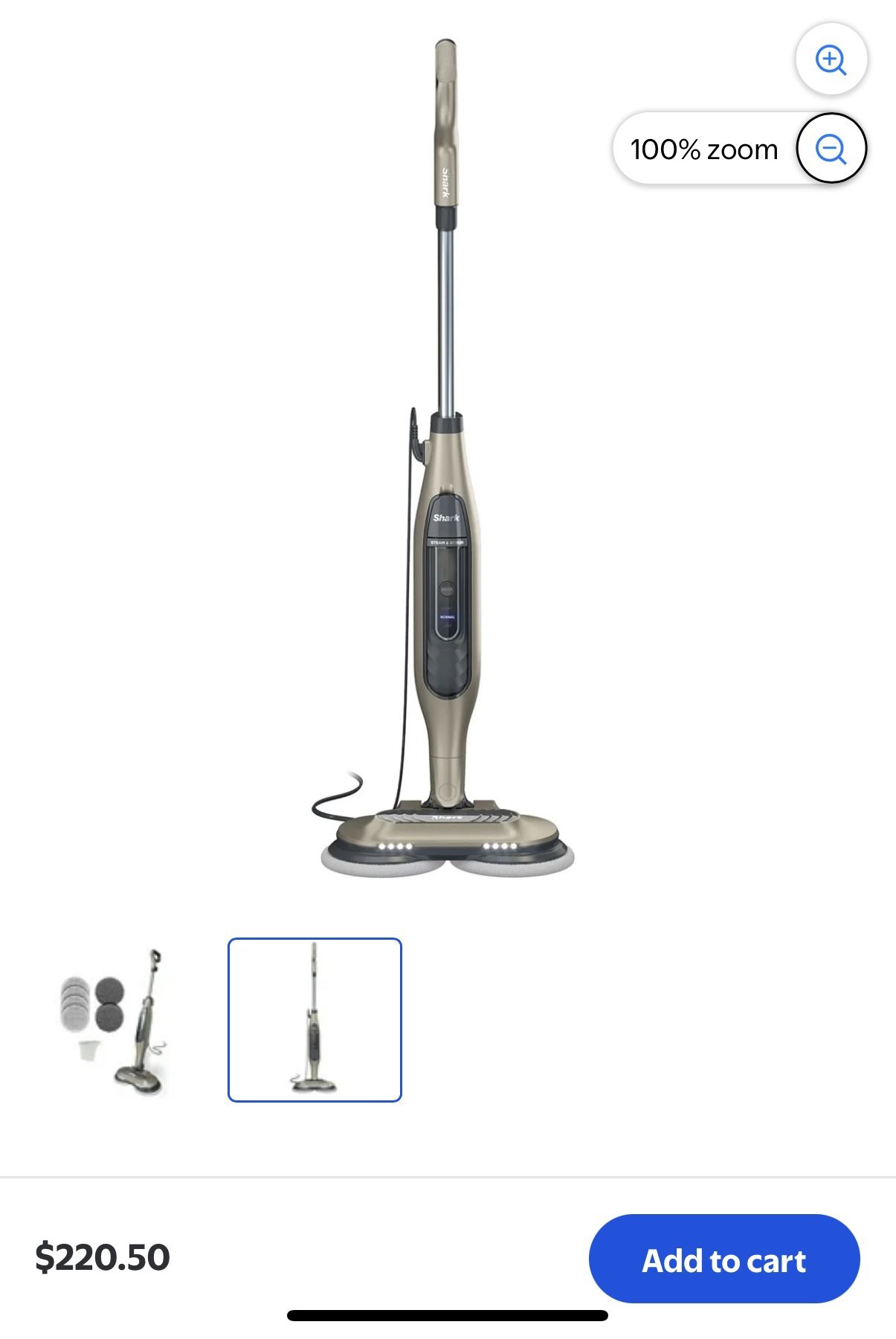 $220 Shark Steam & Scrub Mop
