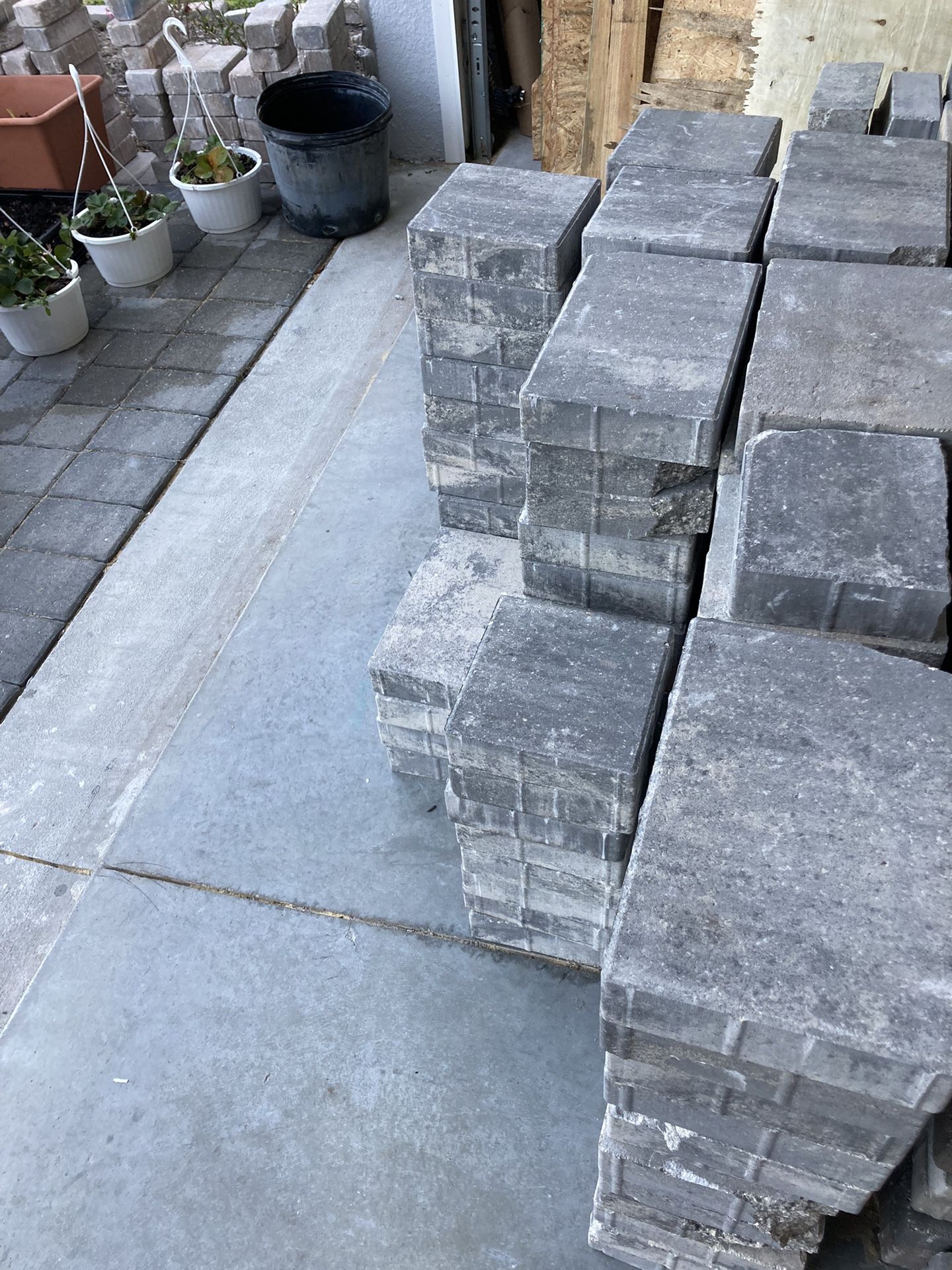 Large Pavers (patio). 8x8. 8x12 $150 ALL