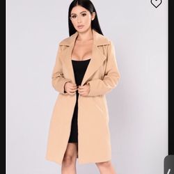 Fashion Nova Upper Eat Side Coat X-small And Small 