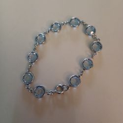 Aquamarine Bracelet  Size Small
