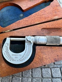 Brown & Sharpe 0-1" Model 1011 Outside Micrometer