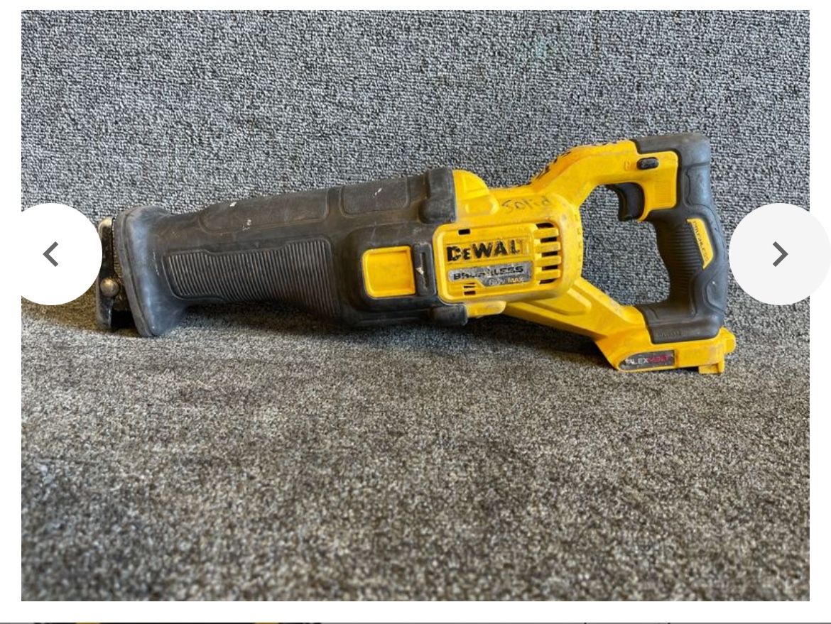 DeWalt reciprocating saw DCS388 60V