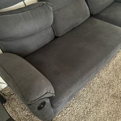 Black/grey Couch 