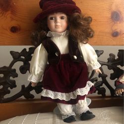 Vintage Porcelain Doll