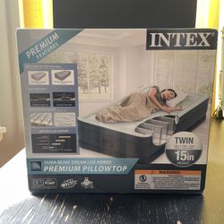 Intex Twin Dura-Beam "Dream Lux" Airbed (Brand New) - $30