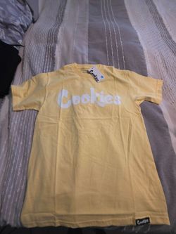 Cookies Brand Logo T-Shirt Yellow