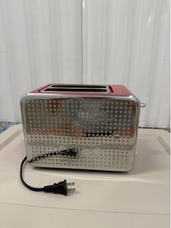 Bella 2-slice toaster (red)